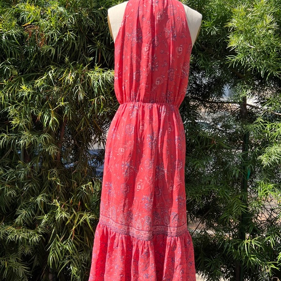 Joie dress color Strawberry, 100% silk - Picture 3 of 11